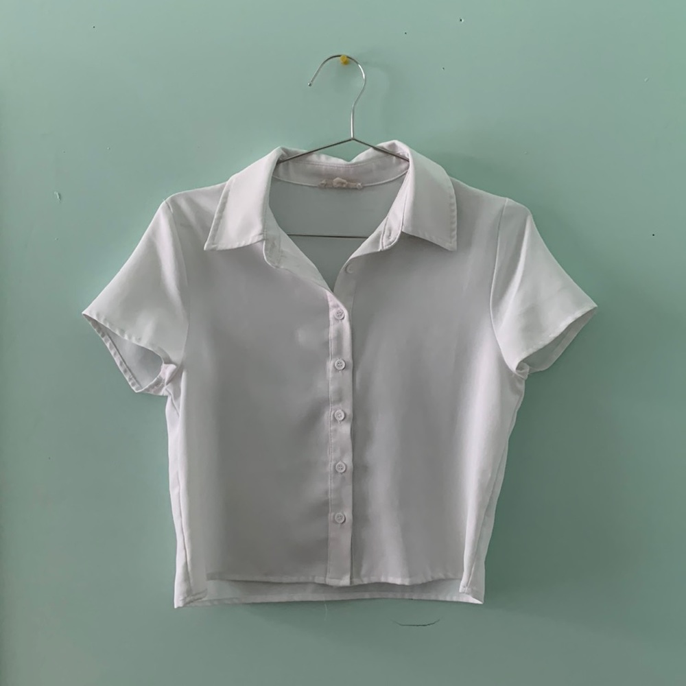 LA Hearts '90s Button Down Woven Top